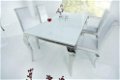 Eettafel Rome 180cm wit zilver - 2 - Thumbnail