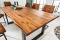 Eettafel Phoenix 200cm Acacia-hout antraciet - 0 - Thumbnail