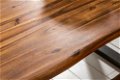 Eettafel Phoenix 200cm Acacia-hout antraciet - 2 - Thumbnail