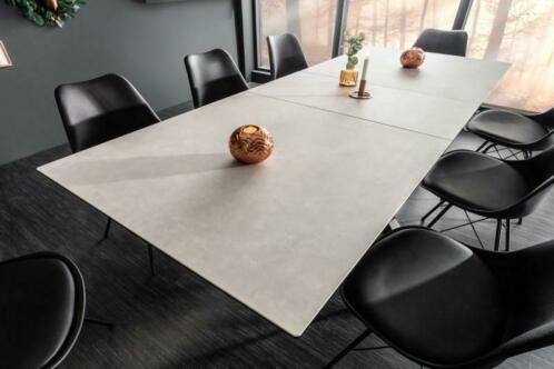 Eettafel Millenium 180-225cm beton porselein - 2