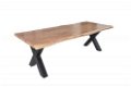 Eettafel Johannesburg X 240cm Acacia-hout 60mm - 4 - Thumbnail