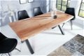 Eettafel Johannesburg X 180cm Acacia-hout 35mm - 1 - Thumbnail