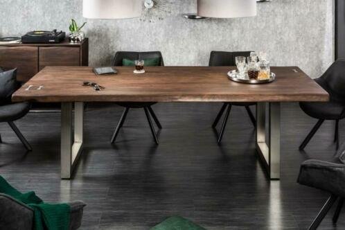 Eettafel Johannesburg Artwork 240cm Acacia-hout 60mm - 1