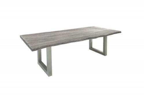 Eettafel Johannesburg 240cm grijs Acacia-hout - 6