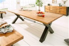 Eettafel Helsinki 200 cm Wild Oak-hout