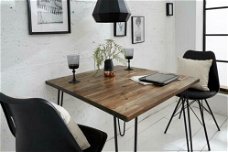 Eettafel Havanna 80cm bruin Acacia-hout