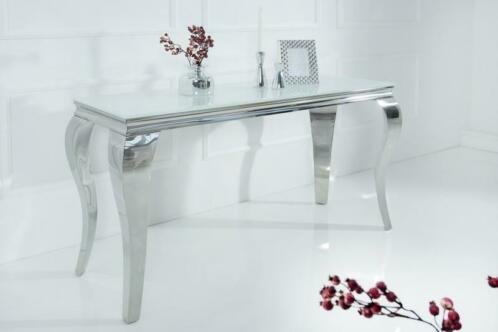 Wand-Tafel Aruba 140 cm wit zilver - 0