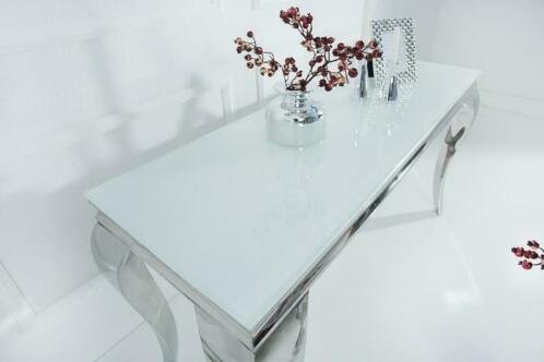 Wand-Tafel Aruba 140 cm wit zilver - 2