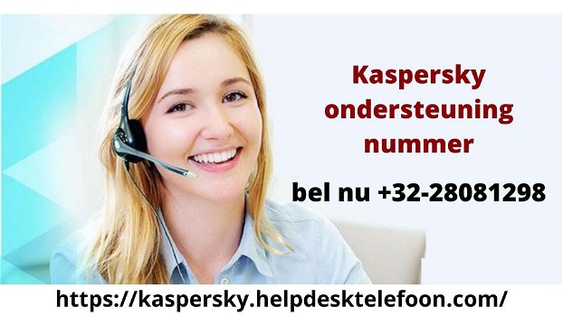 Nummer van de klantenondersteuning van Kaspersky +32-28081298 - 0