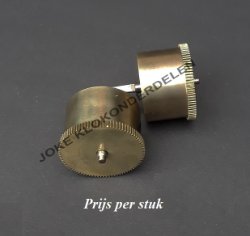 Veertrommel = Oeil-de-Boeuf uurwerk=43824