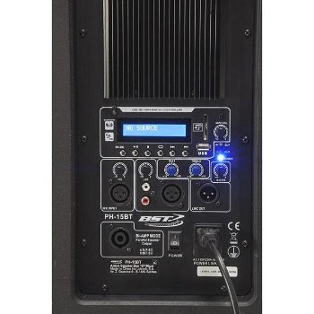 BST PH15-BT ACTIEFBOX MET USB/SD SPELER, FM RADIO + BLUETOOTH 15/38CM - 2