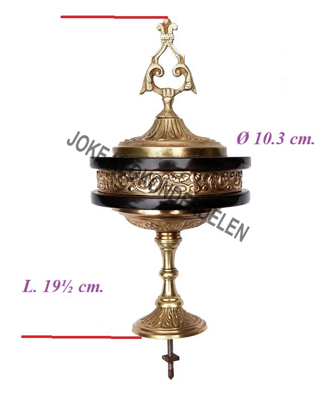 = Klokstel ornament = oud =43819 - Afbeelding 2