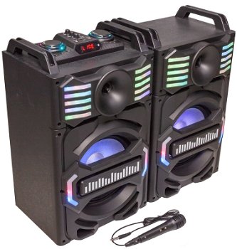 PARTY SOUND DJ GELUIDSYSTEEM MET USB, BLUETOOTH, MICRO-SD - 0