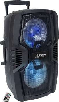 PARTY-210LED MOBILE LUIDSPREKER BLUETOOTH, USB, MICRO-SD - 2