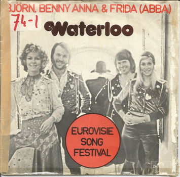 Björn, Benny, Anna & Frida*, ABBA ‎– Waterloo (1974) - 0