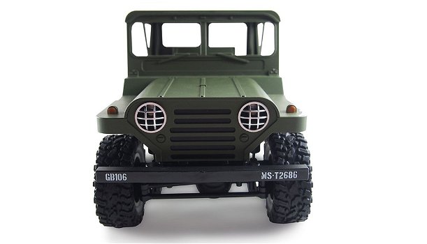 U.S. MS151 jeep militaire terreinwagen 1:14 4WD RTR, leger groen - 1