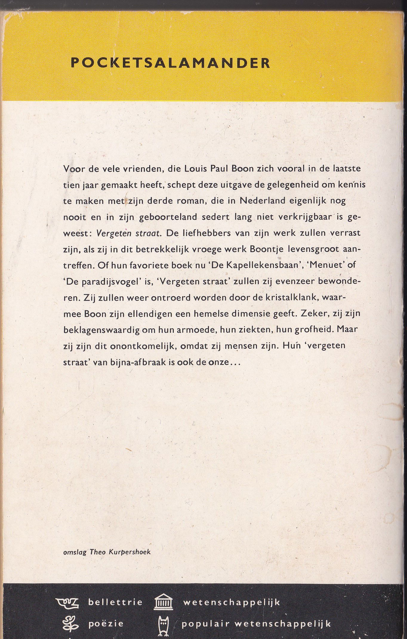Louis Paul Boon: Vergeten straat - Afbeelding 2