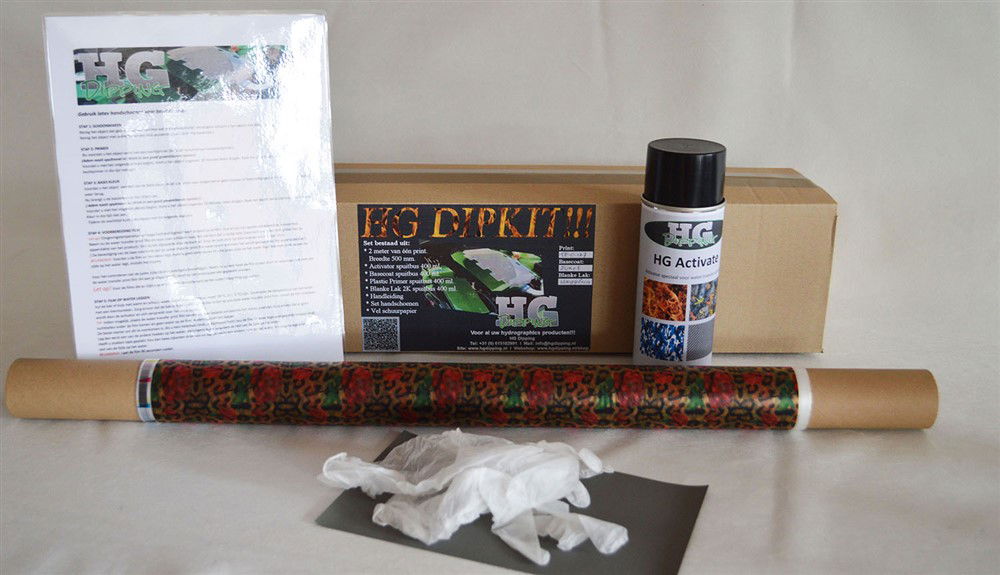 Hydrographics, Folie dipping, Waterdompelen = HG Dipping - Afbeelding 2