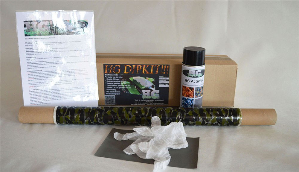 Dip it met HG Dipping kit!! Uw hydrographics leverancier! - Afbeelding 2