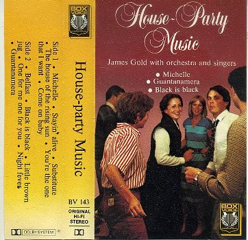 James Gold House Party Music 12 nrs cassette als NIEUW - 1