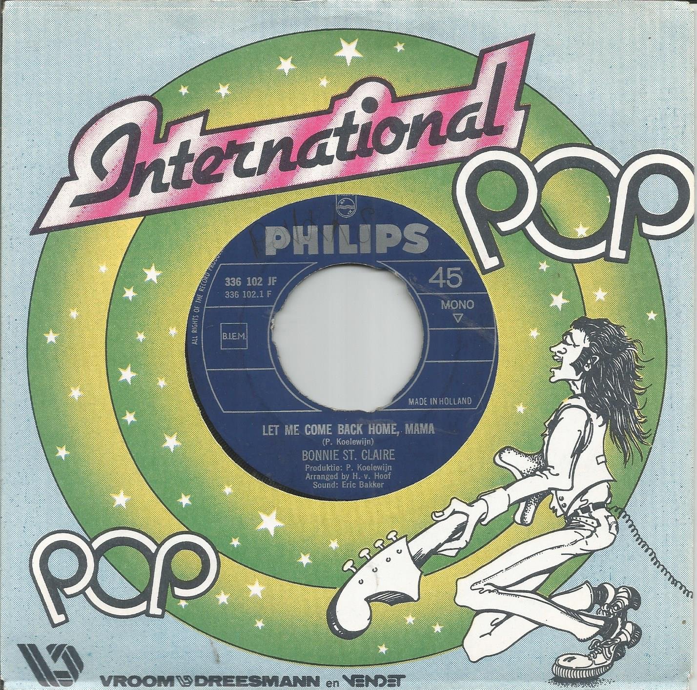 Bonny St. Claire – Let Me Come Back Home, Mama / Marley Purt Drive - nr. 1