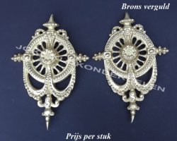 = Ornament = brons verguld=43828