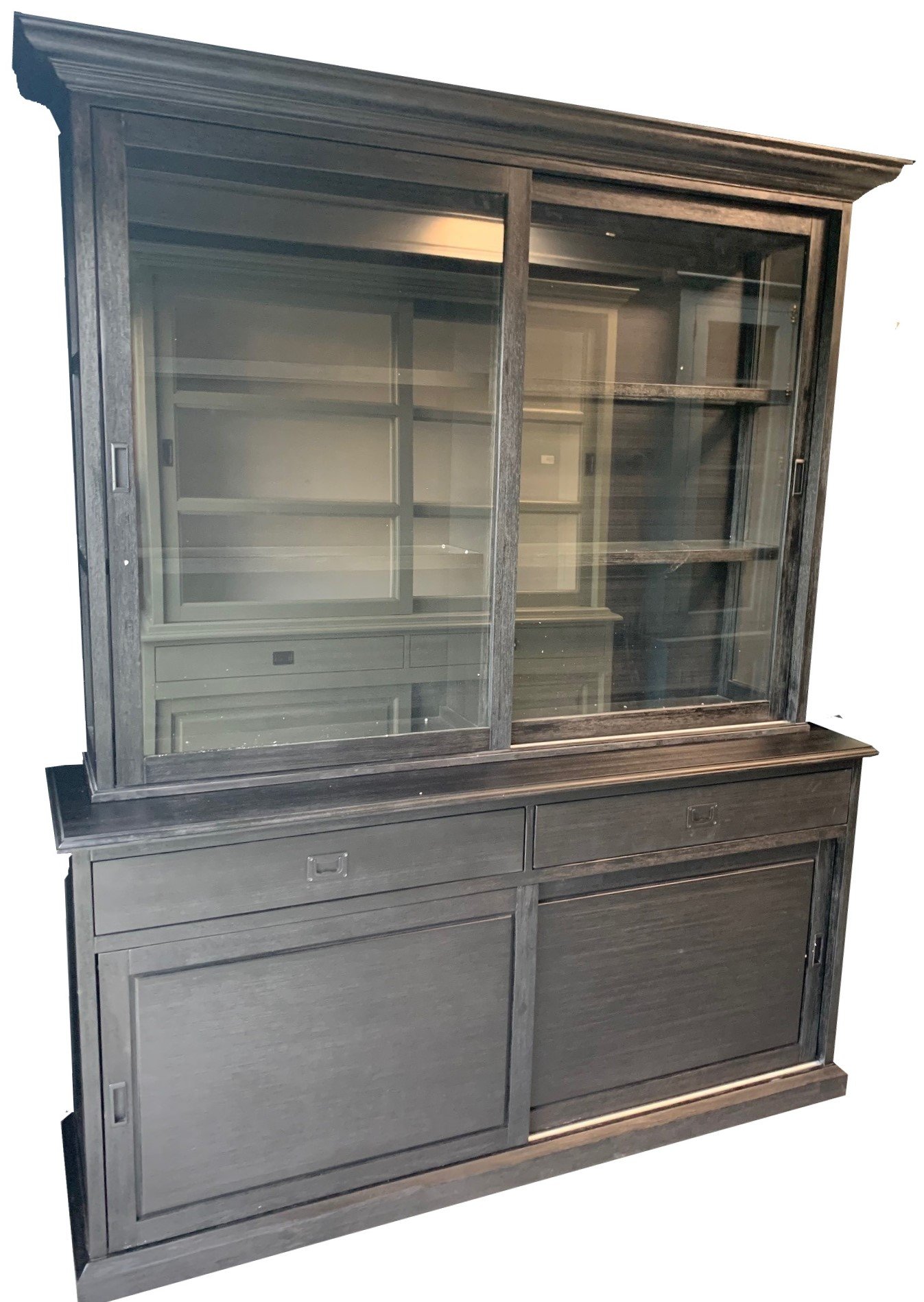 Buffetkast zwart - zwart Veghel 200 x 50/35 x 220cm - nr. 1