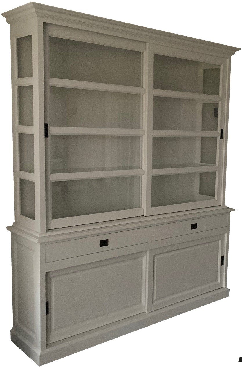Buffetkast wit - wit Nijkerk XL 200 x 50/40 x 240cm - nr. 1