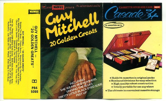 Guy Mitchell 20 Golden Greats cassette 1979 ZGAN - 1