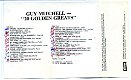 Guy Mitchell 20 Golden Greats cassette 1979 ZGAN - 2 - Thumbnail