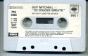 Guy Mitchell 20 Golden Greats cassette 1979 ZGAN - 3 - Thumbnail