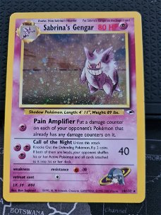  Sabrina's Gengar holo 14/132 Gym Heroes  nearmint