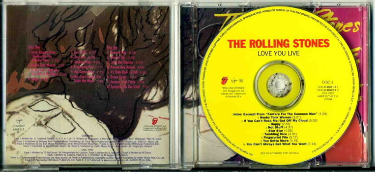 Rolling Stones Love You Live 18 nrs 2 cds 1998 ZGAN - 2