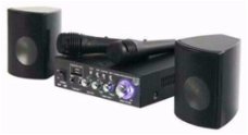 Karaoke-Star 2 Versterker 2x20Watt, 2 Boxen, 1 Micro (7009-B