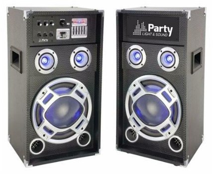 PARTY-KARAOKE12 Karaoke luidspreker set 600 Watt - 0
