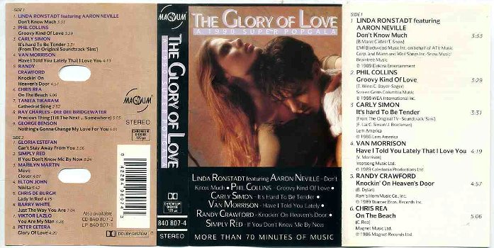 The Glory Of Love A 1990 Super Popgala 32 nrs 2 cassettes - 1