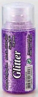 Glitter strooi potje fijne glitter maat 1/96" Paars