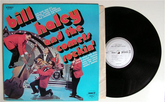 Bill Haley And The Comets Rockin' 9 nrs LP 1971 ZGAN - 0