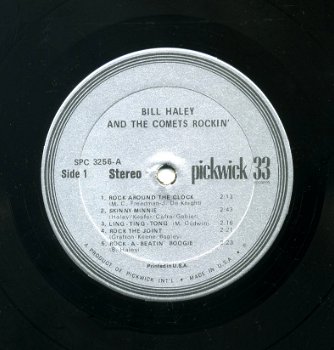 Bill Haley And The Comets Rockin' 9 nrs LP 1971 ZGAN - 2