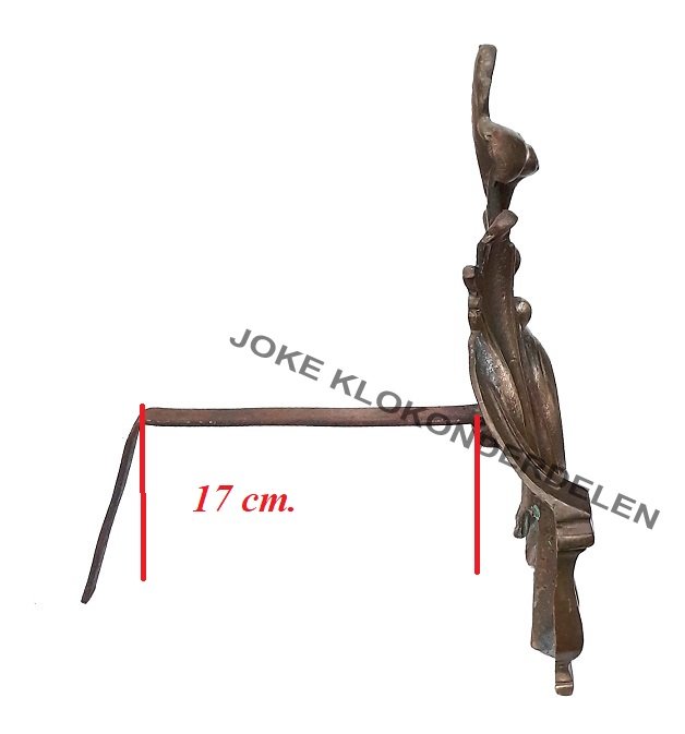 = Haardstel = brons = oud =43849 - Afbeelding 3