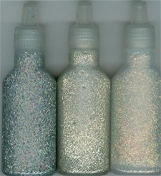 Glitter Glue Set - 3 x Wit assorti 12192-9201