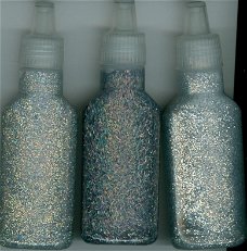 Glitter Glue Set - 3 x Zilver assorti 12192-9202
