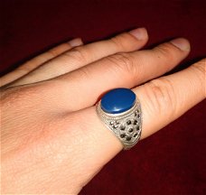 Handgesmeden Zilveren Ring met Kwarts uit Iran