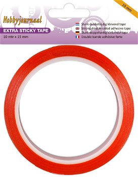 Extra Sticky Tape 15mm HJSTICKY15 - 0