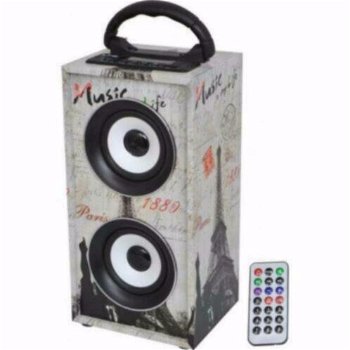 Freesound-Paris Oplaadbare speaker bluetooth Usb, Fm, Aux. - 0