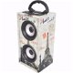 Freesound-Paris Oplaadbare speaker bluetooth Usb, Fm, Aux. - 1 - Thumbnail