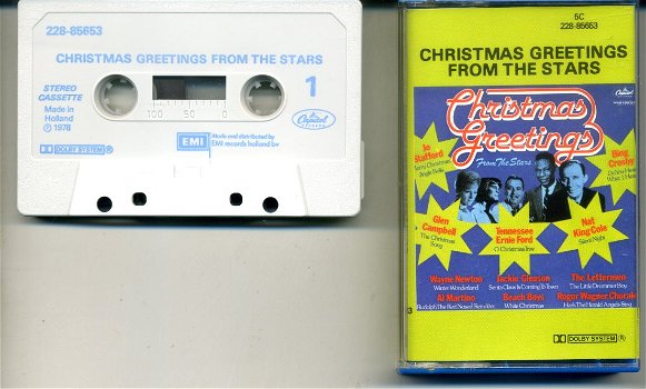 Christmas Greetings From The Stars 12 nrs cassette 1978 ZGAN - 0