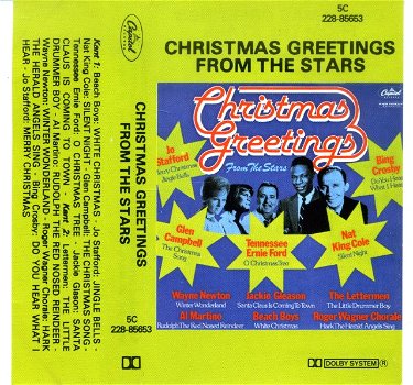 Christmas Greetings From The Stars 12 nrs cassette 1978 ZGAN - 1
