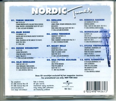 Nordic Tunes 12 nrs Jazzism PROMO cd 2006 ZGAN - 1
