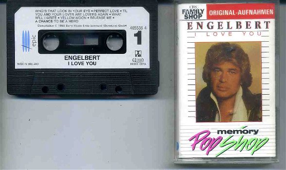 Engelbert Humperdinck I Love You 14 nr's cassette1989 ZGAN - 0